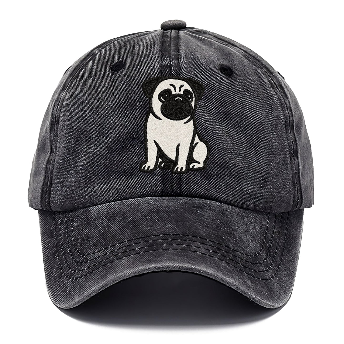 Black Pug Charming Companion Classic Cap