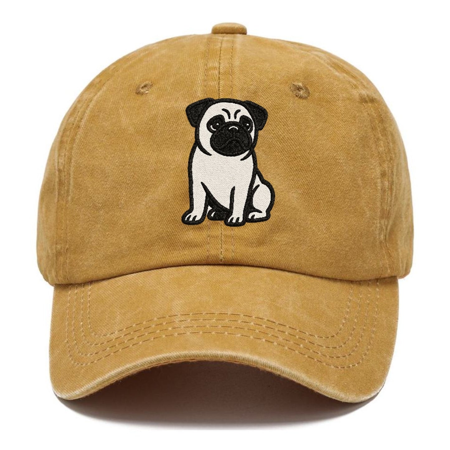 Black Pug Charming Companion Classic Cap