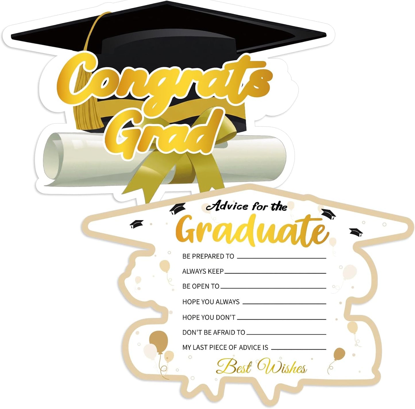 36PCS Who Knows Graduate Best Game Cards Class of 2026 Party Games Activities for High Senior College School Graduation Favor Supplies Graduation Decorations