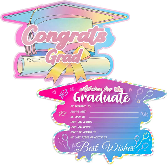 36PCS Who Knows Graduate Best Game Cards Class of 2026 Party Games Activities for High Senior College School Graduation Favor Supplies Graduation Decorations