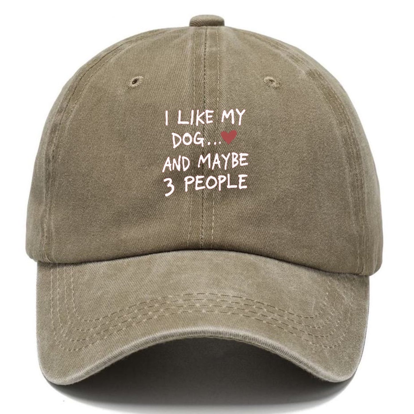 I Like My Dog And Maybe 3 People Classic Cap