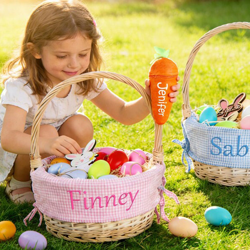 Personalized Easter Bunny Rabbit,Reversible Carrot Bunny