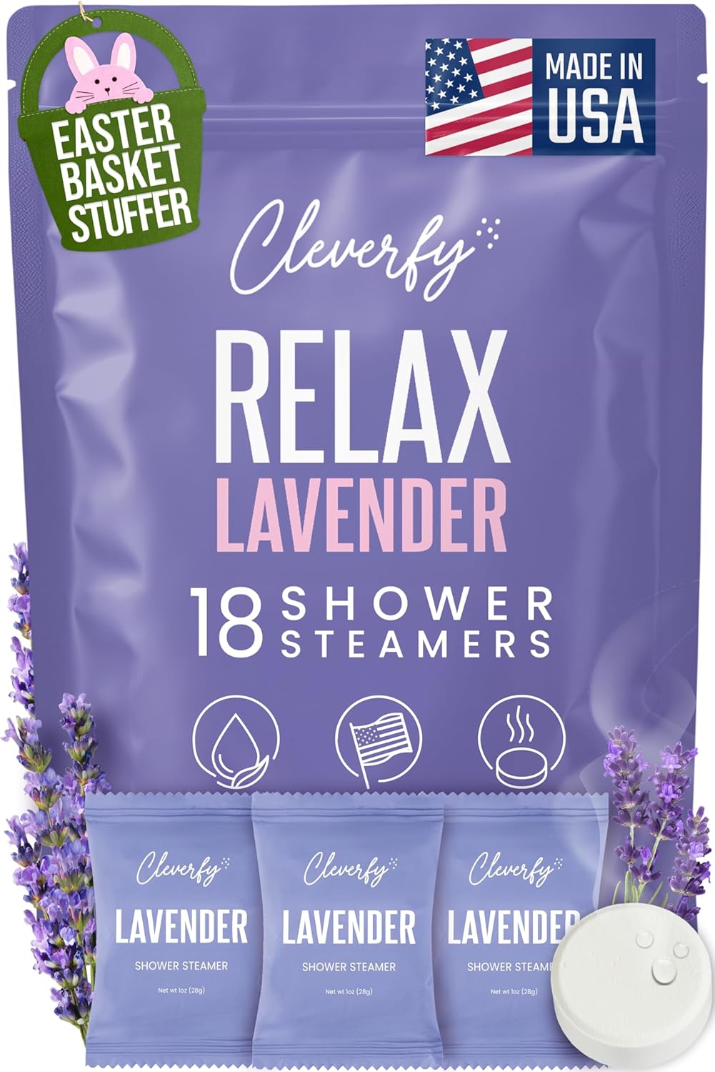 Shower Steamers Aromatherapy - Easter Basket Stuffers for Teens and Adults - Easter Gifts for Women and Men, Girls and Boys - Mothers Day Gifts for Mom - 6 Tablets