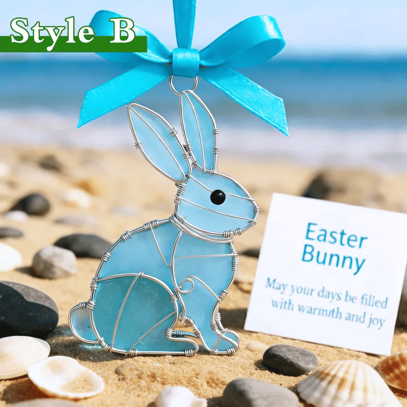 🐣2026🌊Easter Wire Wrapped Sea Glass Ornaments ✨Shaped by Nature & Crafted by Hand💝