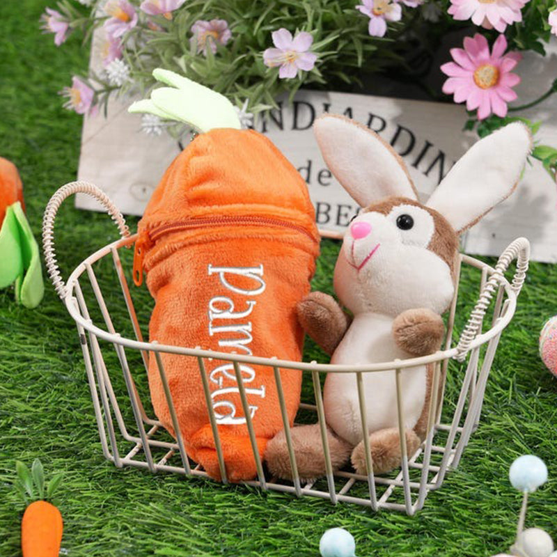 Personalized Easter Bunny Rabbit,Reversible Carrot Bunny