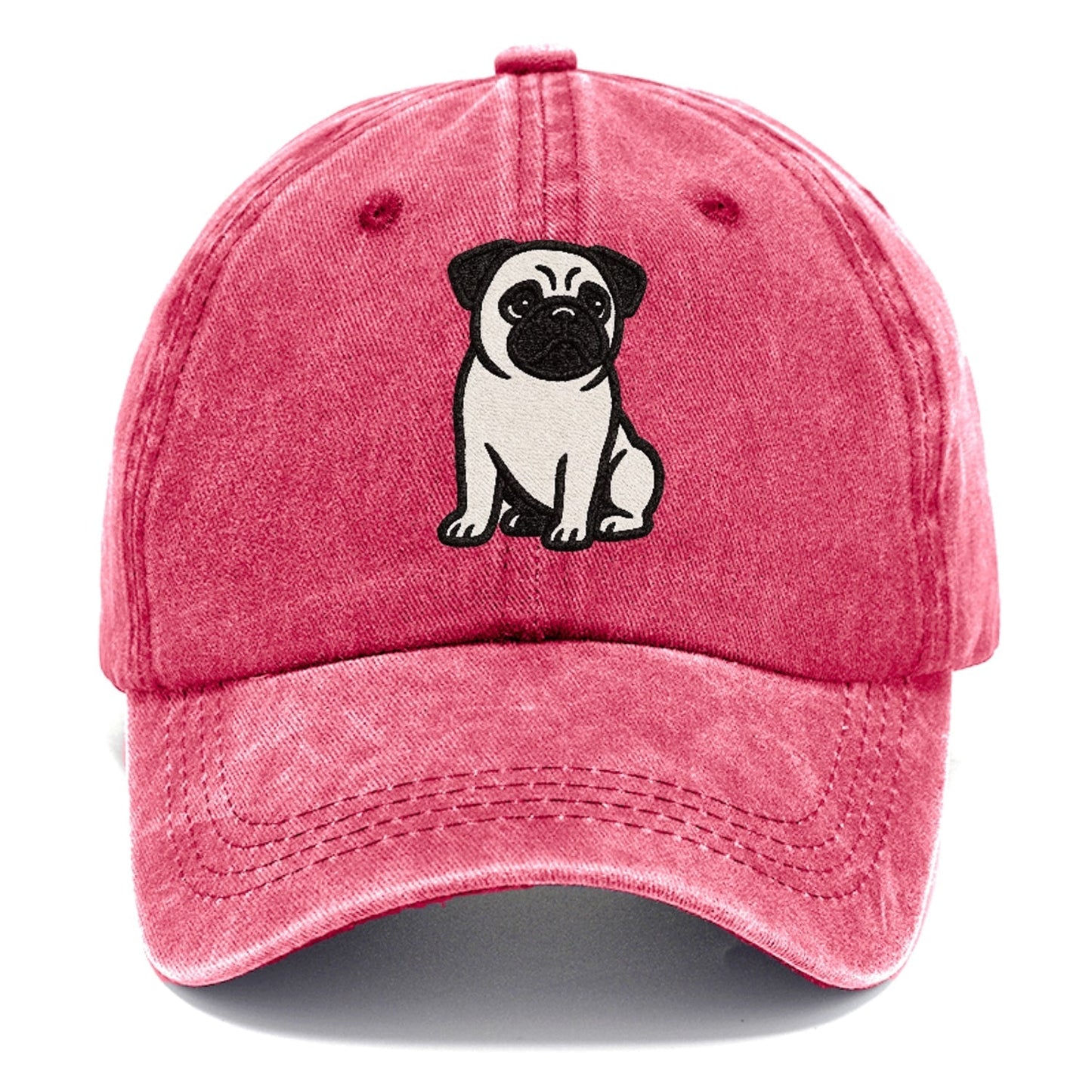 Black Pug Charming Companion Classic Cap